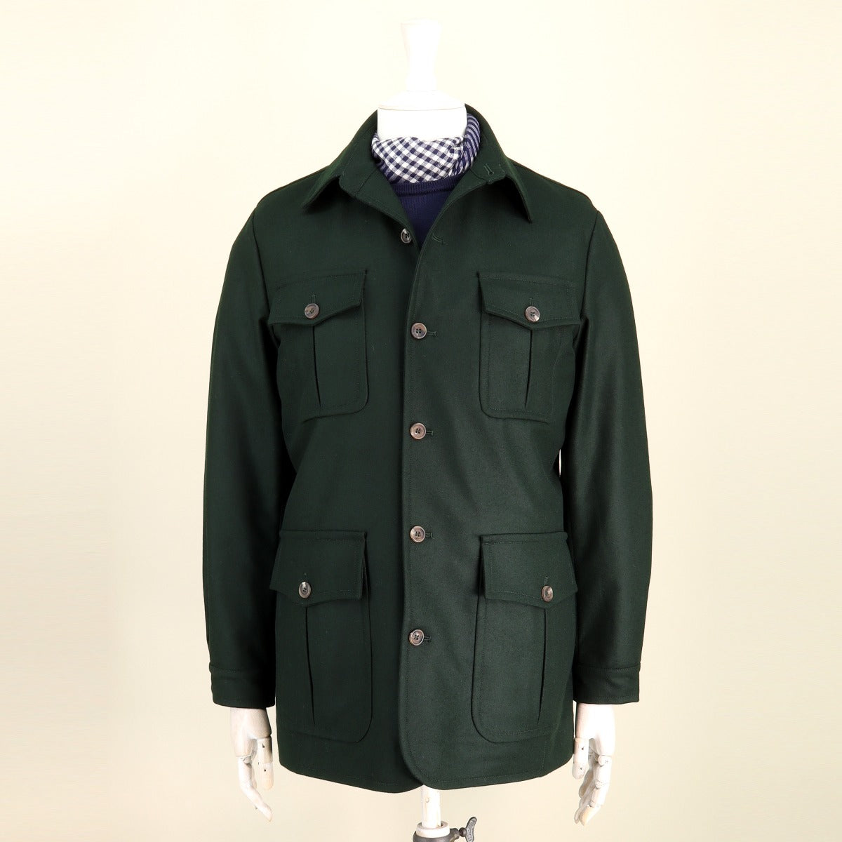 The Esquire Jacket By Nick Sullivan For Anderson Sheppard In Dark Green