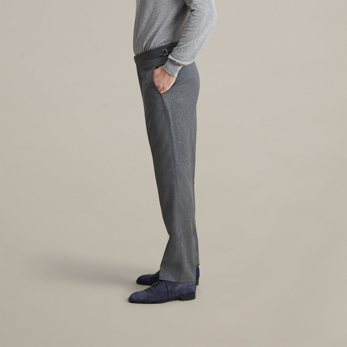 Trouser Style 1 In Mid Grey