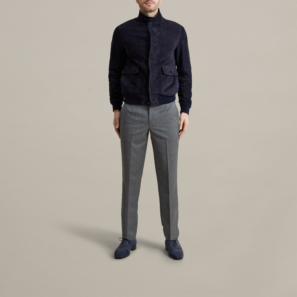 Trouser Style 1 In Mid Grey