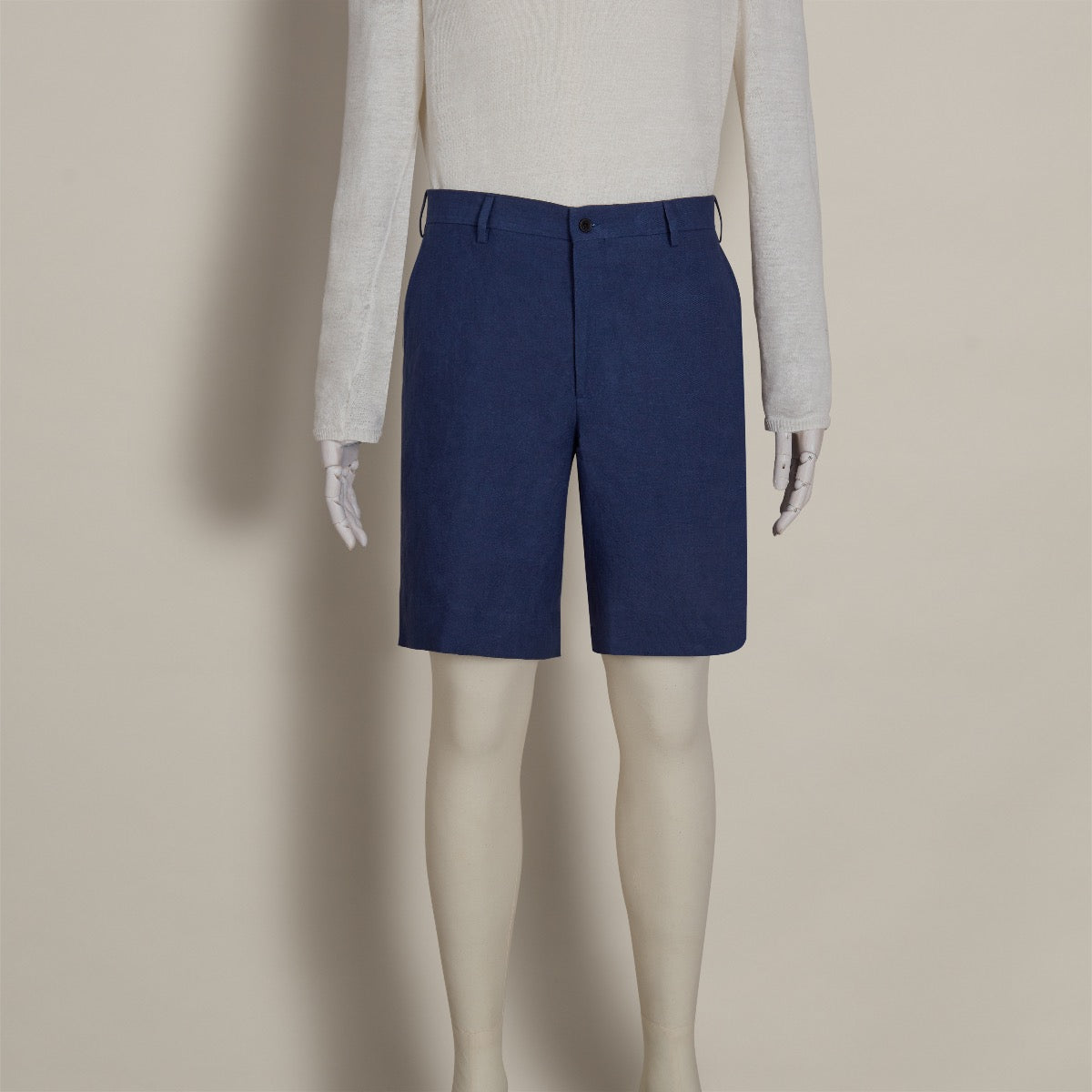 Tailored Linen Beach Shorts