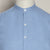 Cashmerello Collarless Pleat Front Shirt In Blue