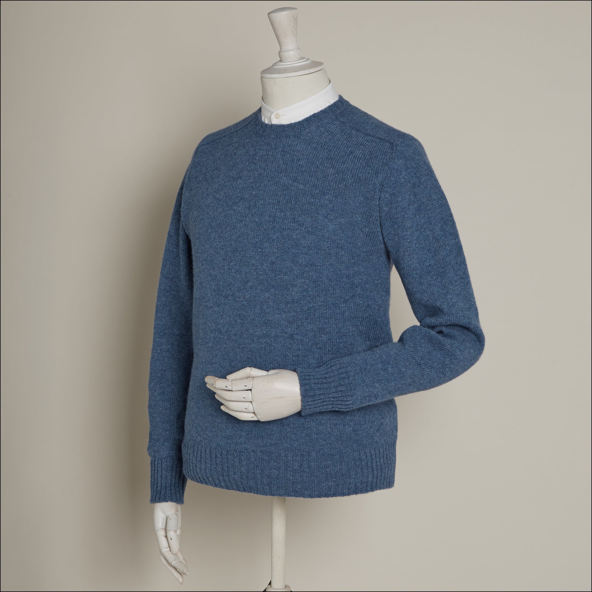 Shetland Sweater In Blue