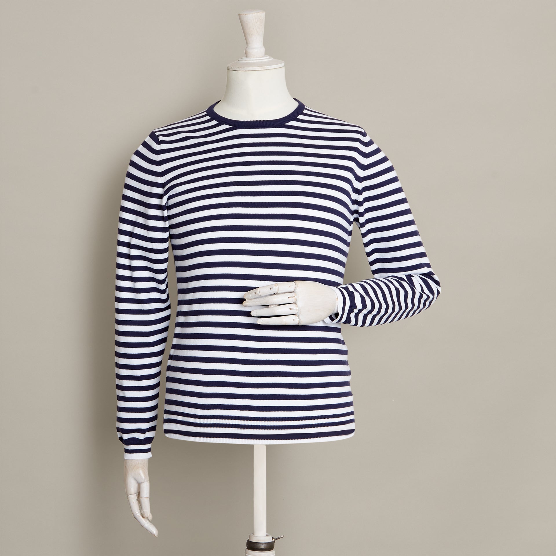 Soft Cotton Striped Sweater