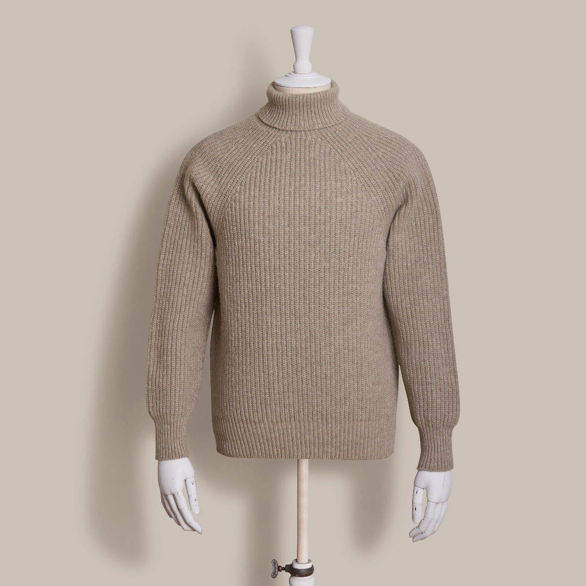 Boat Builder Roll Neck In Natural