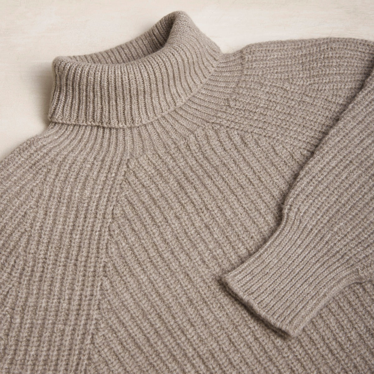 Boat Builder Roll Neck In Natural