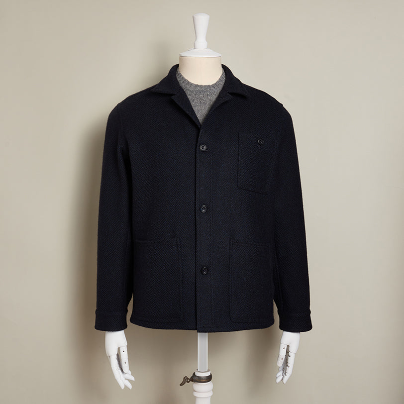 Herring Tweed Jacket No. 2 in navy