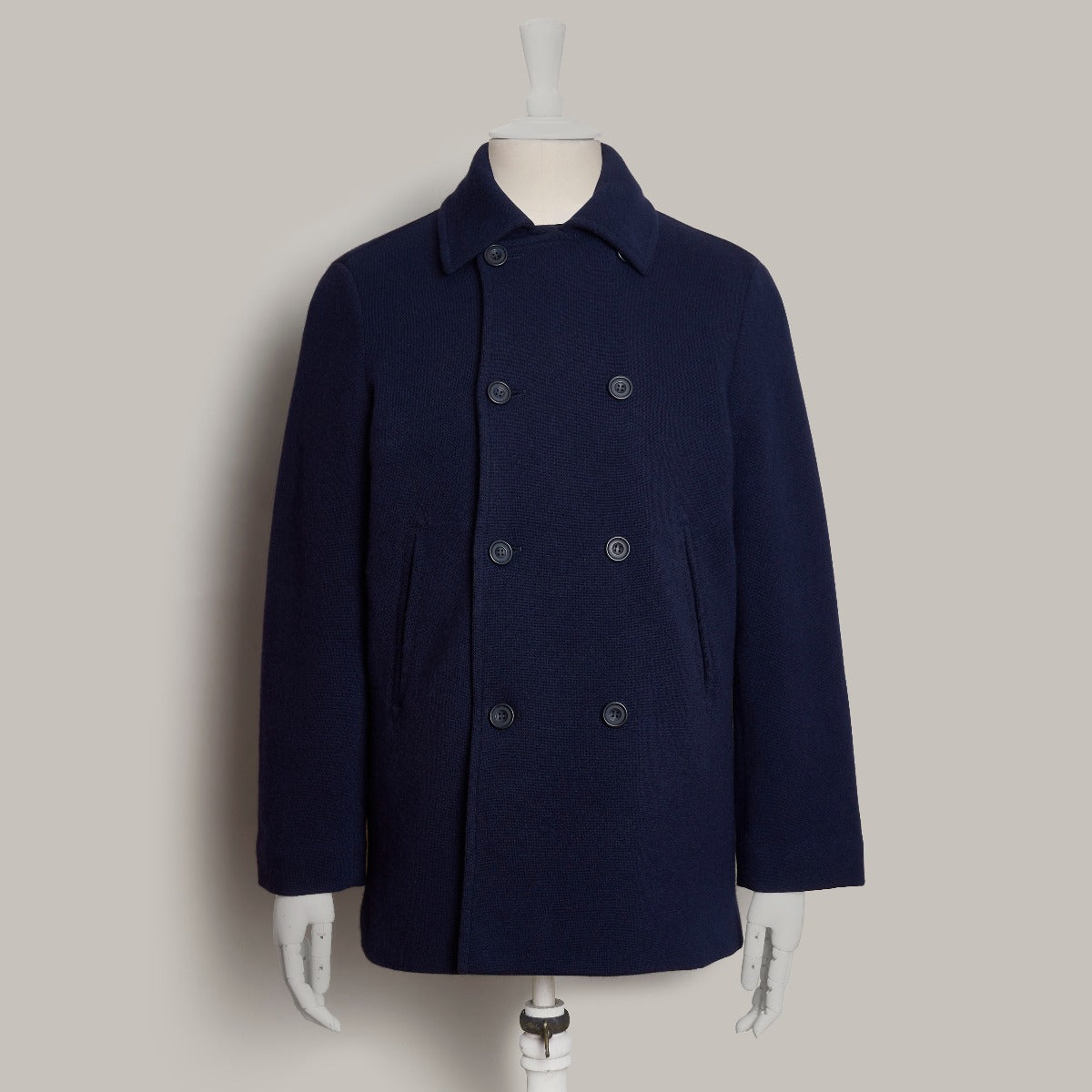 Unstructured Knitted Pea Coat