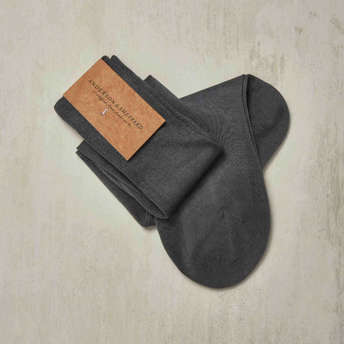 Long Plain Cotton Socks Elephant