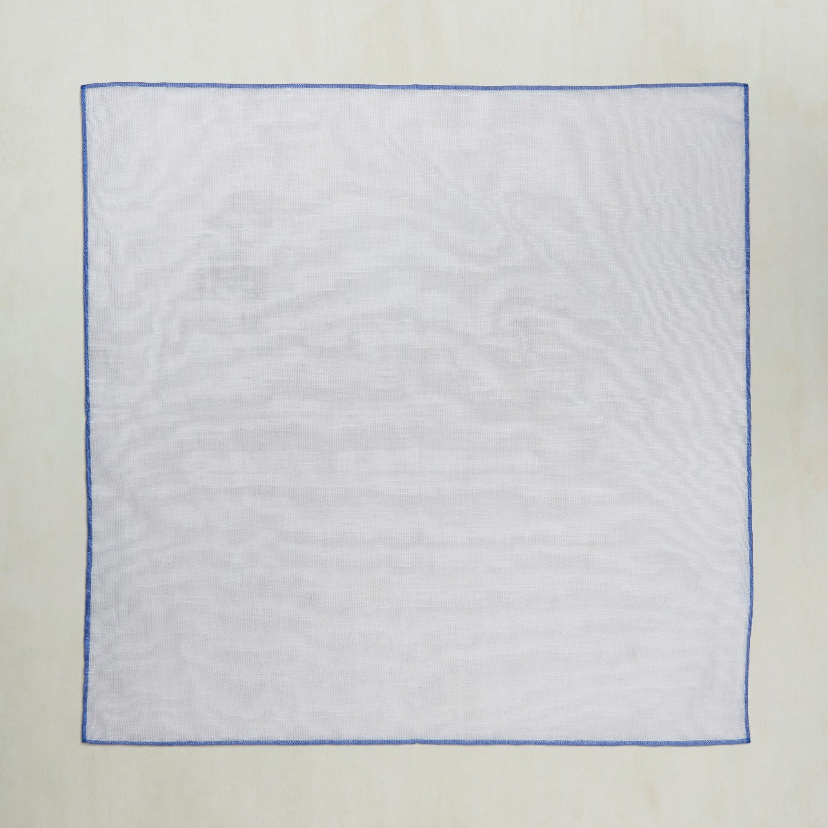 Linen Cotton Pocket Square Edge
