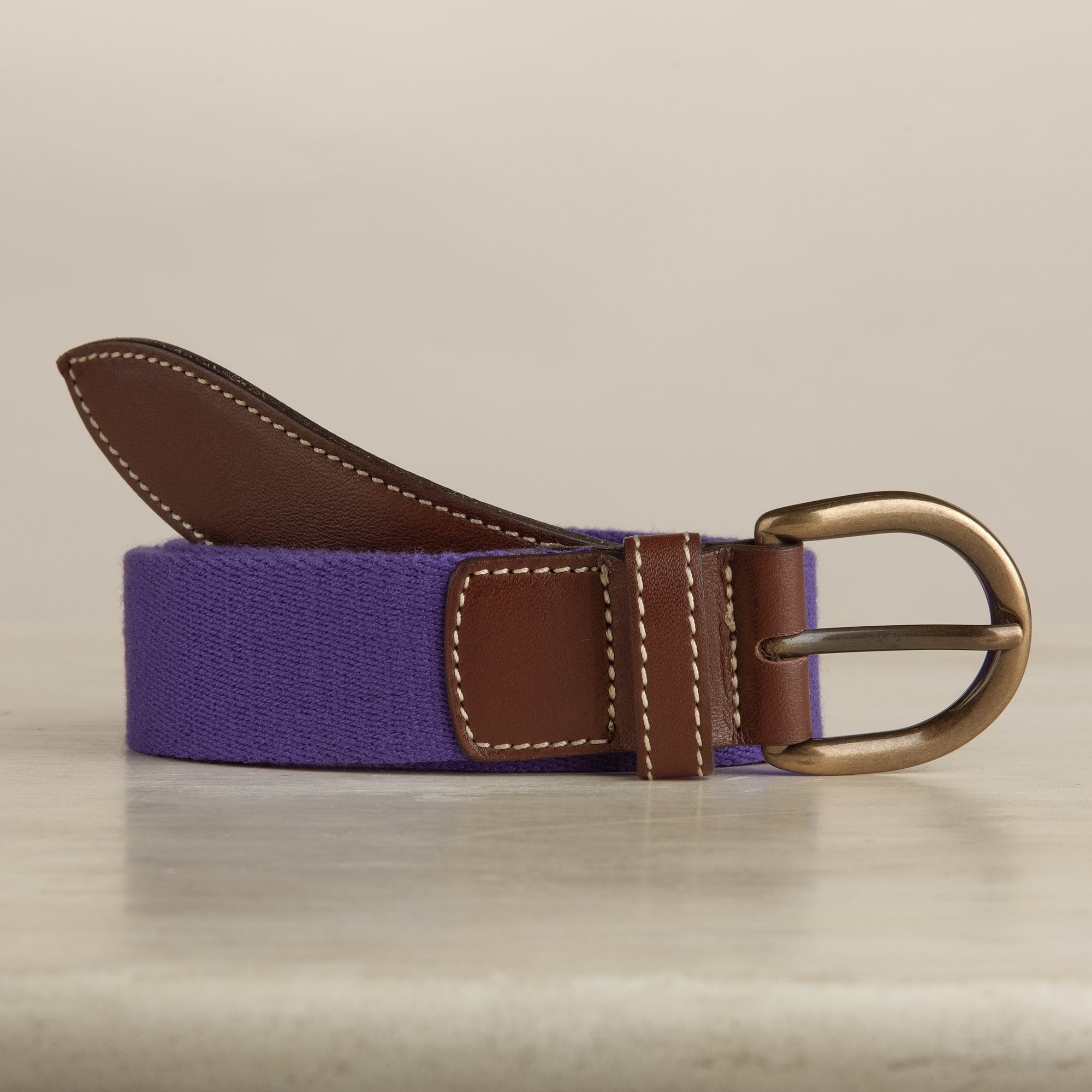 Webbing Belt In Purple