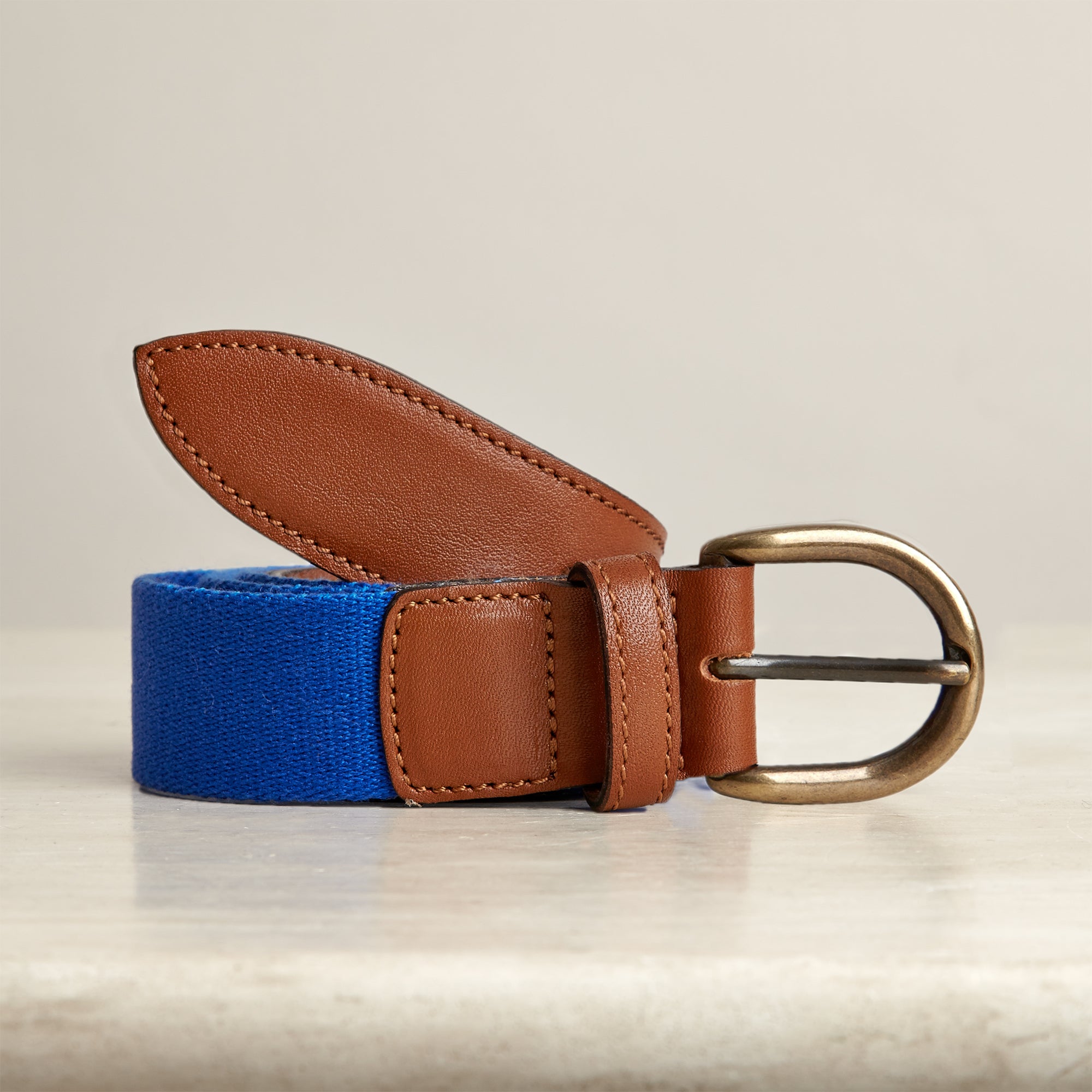 Webbing Belt In Royal Blue