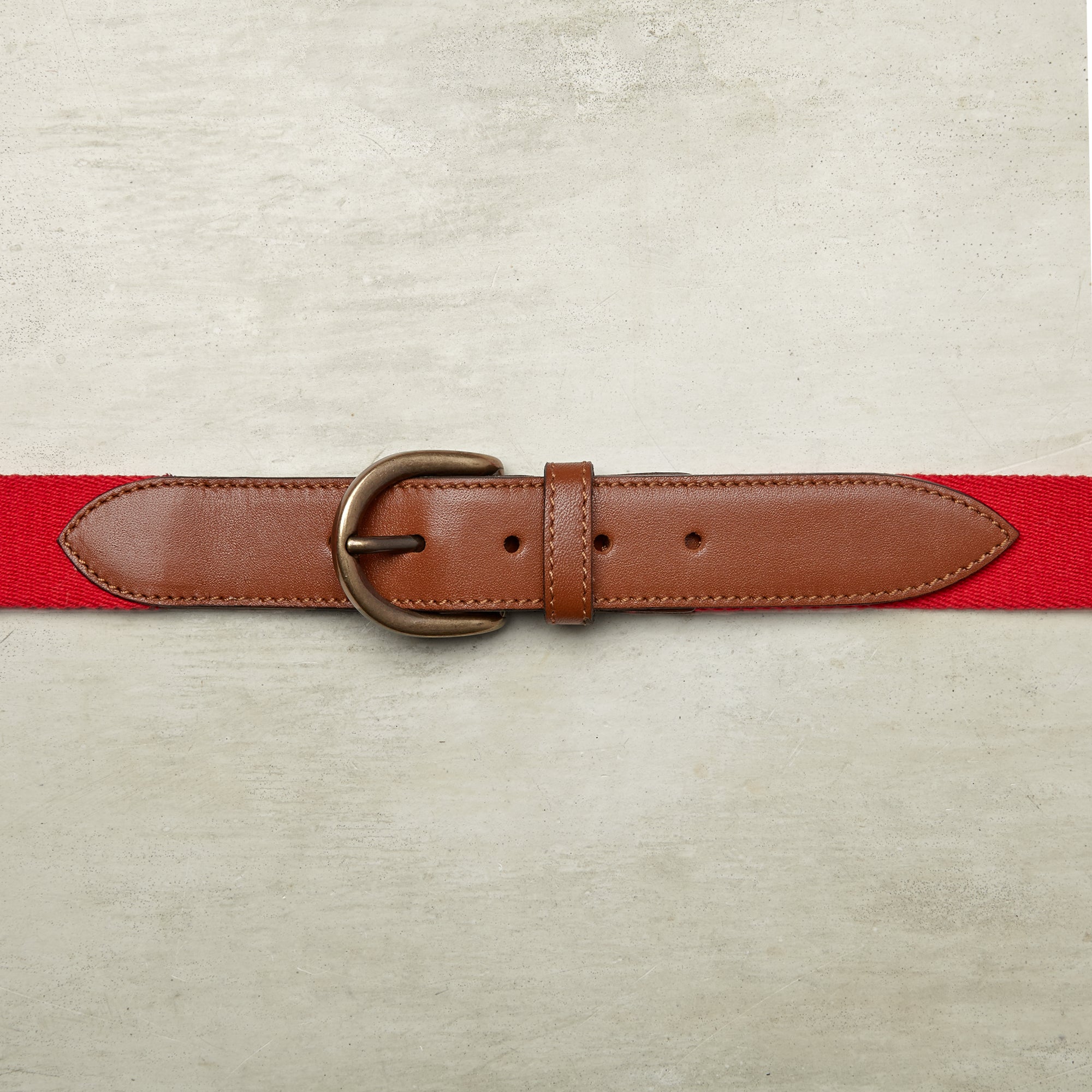 Webbing Belt In Scarlet