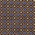 Cotton Mosaic Pocket Square In Brown And Dark Blue