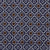 Cotton Mosaic Pocket Square In Navy and Brown