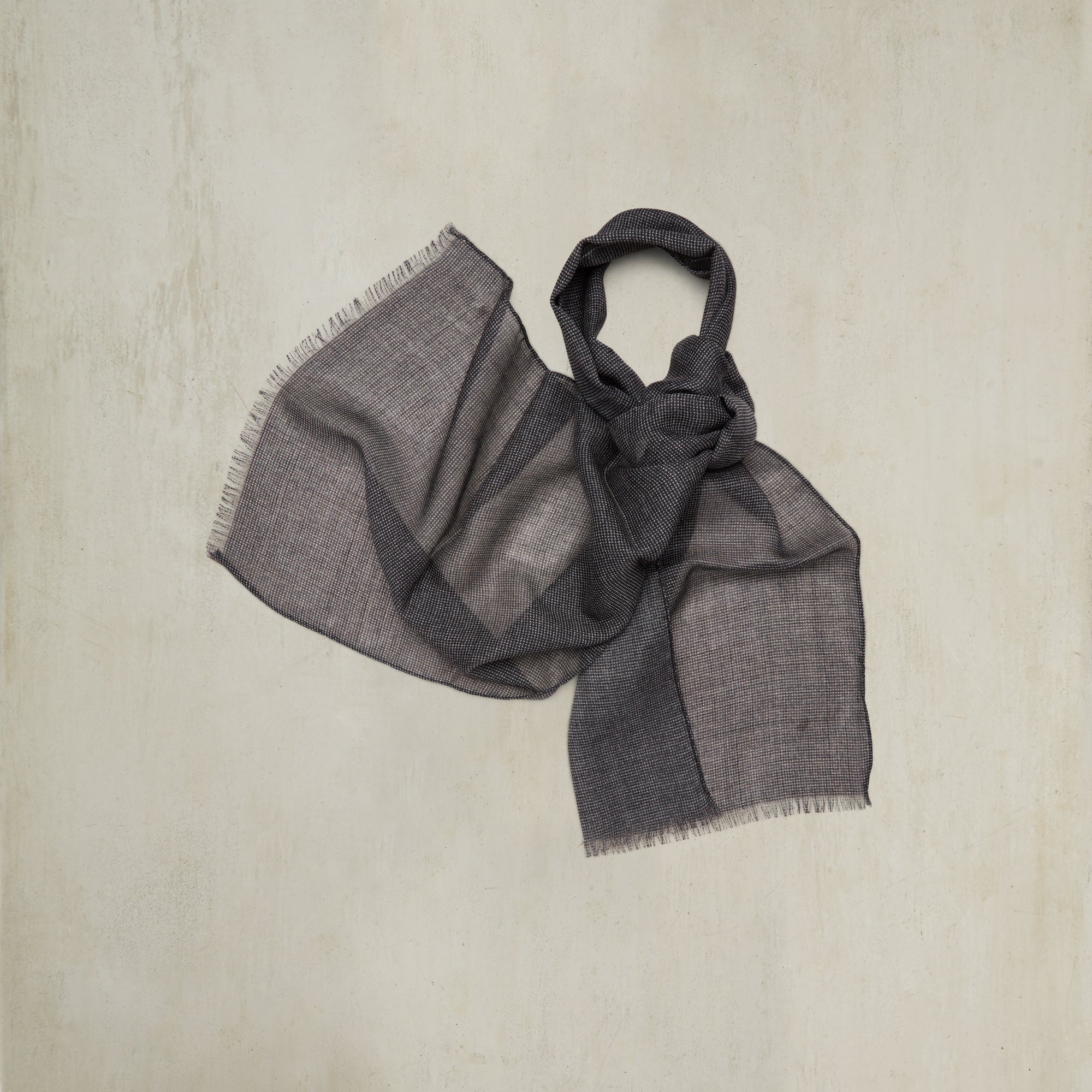 Wool/Silk Birdseye Scarf