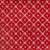 Tile Pattern Cotton Pocket Square In Red