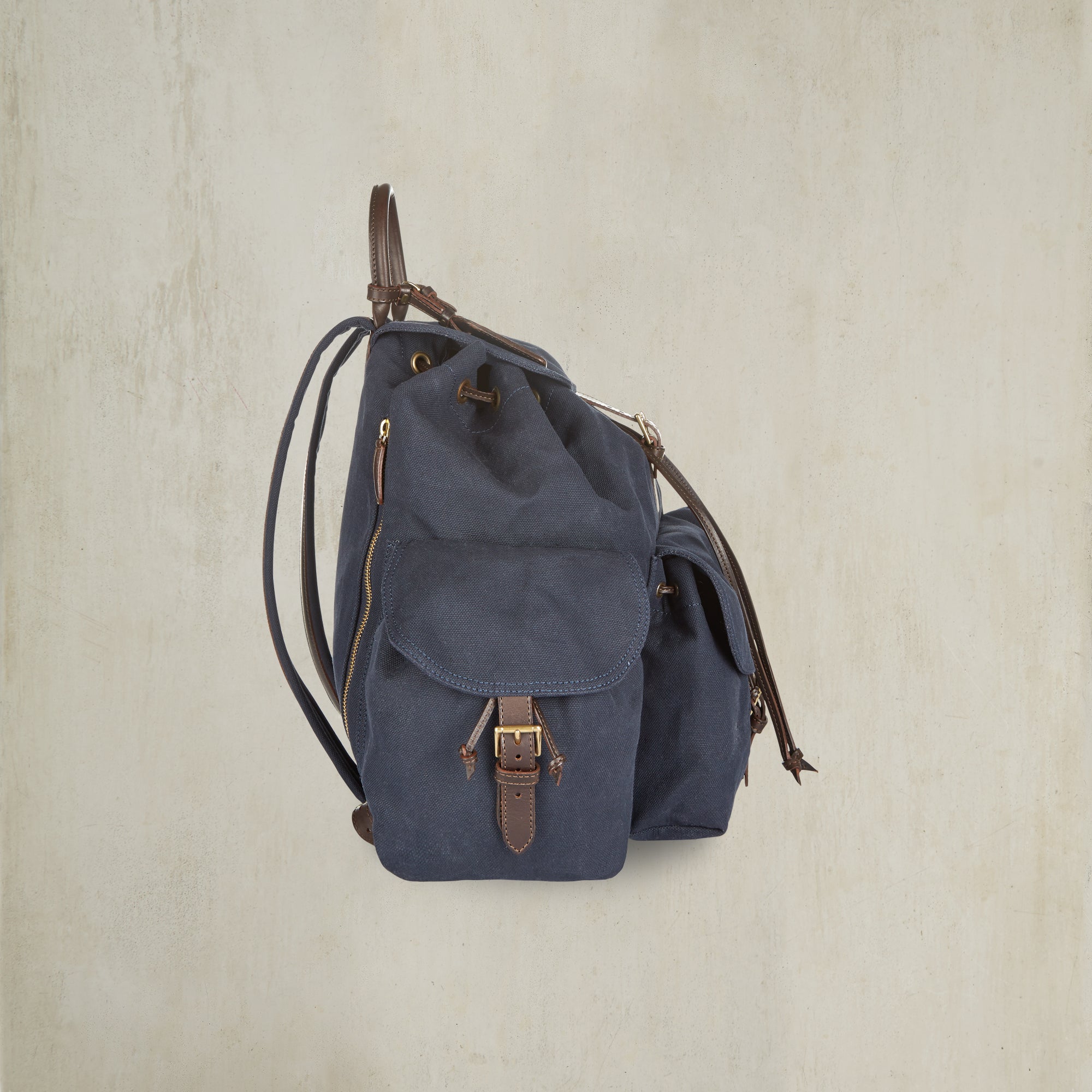 Canvas Backpack In Navy