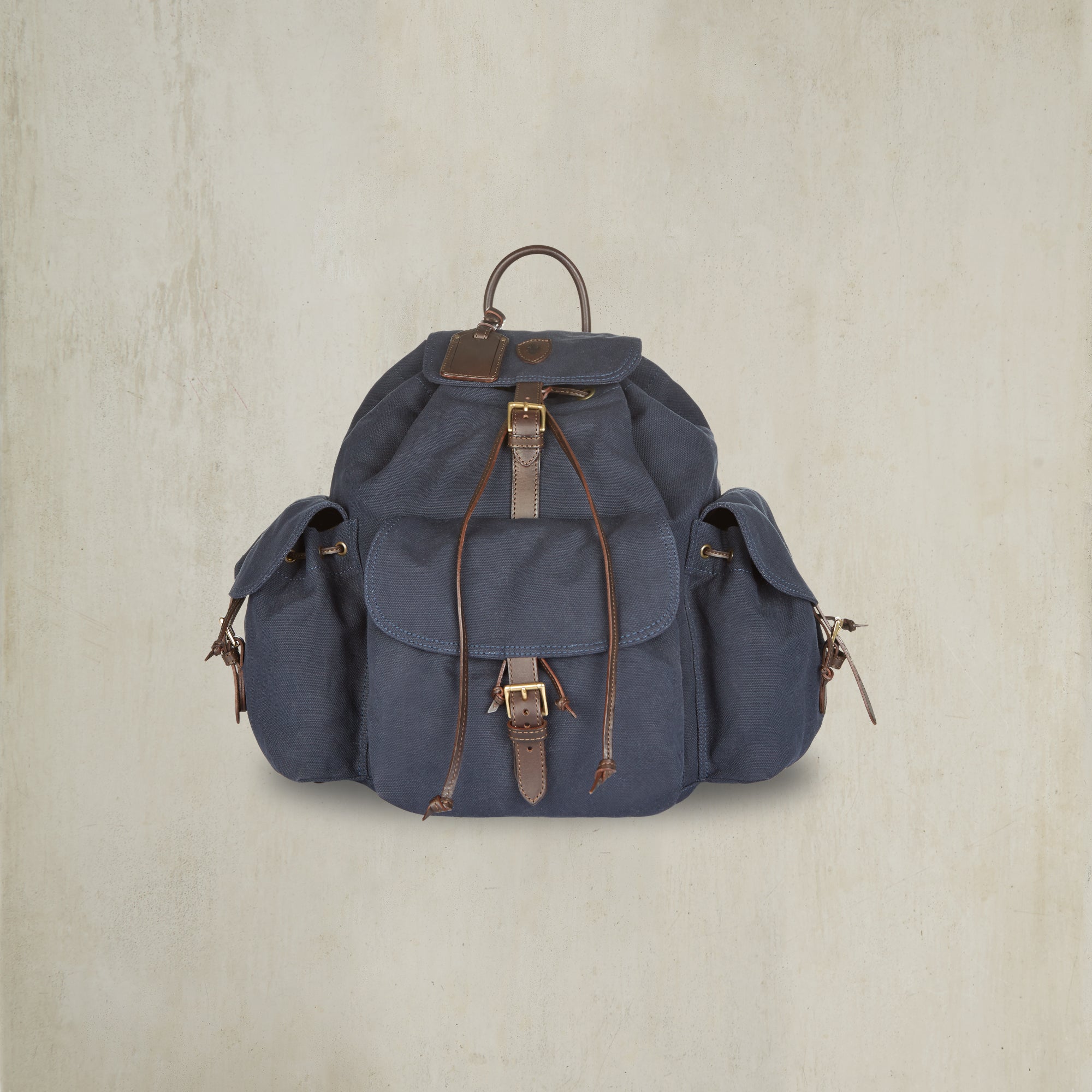 Canvas Backpack In Navy