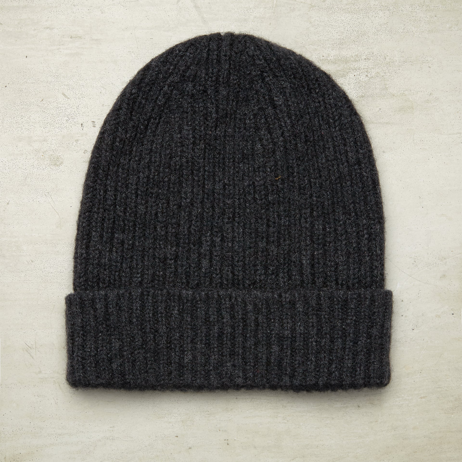 Ribbed Knit Cashmere Hat