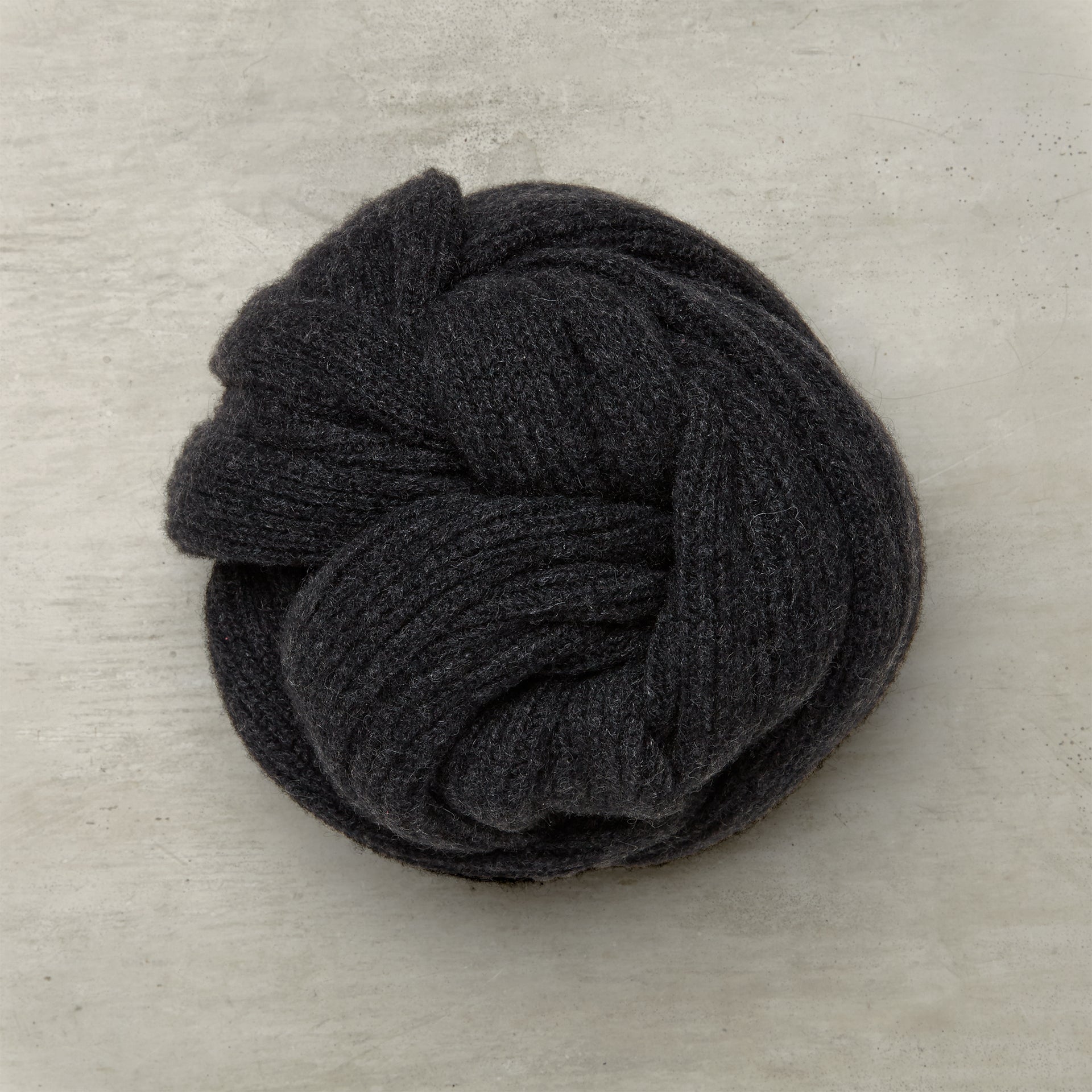 Ribbed Cashmere Scarf