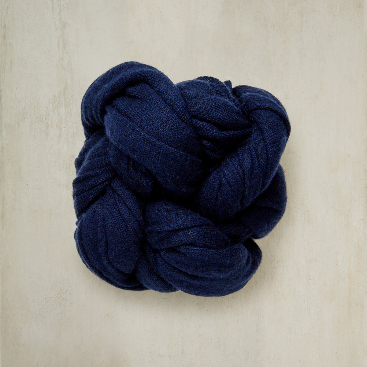 Large Knitted Cashmere Scarf Dark