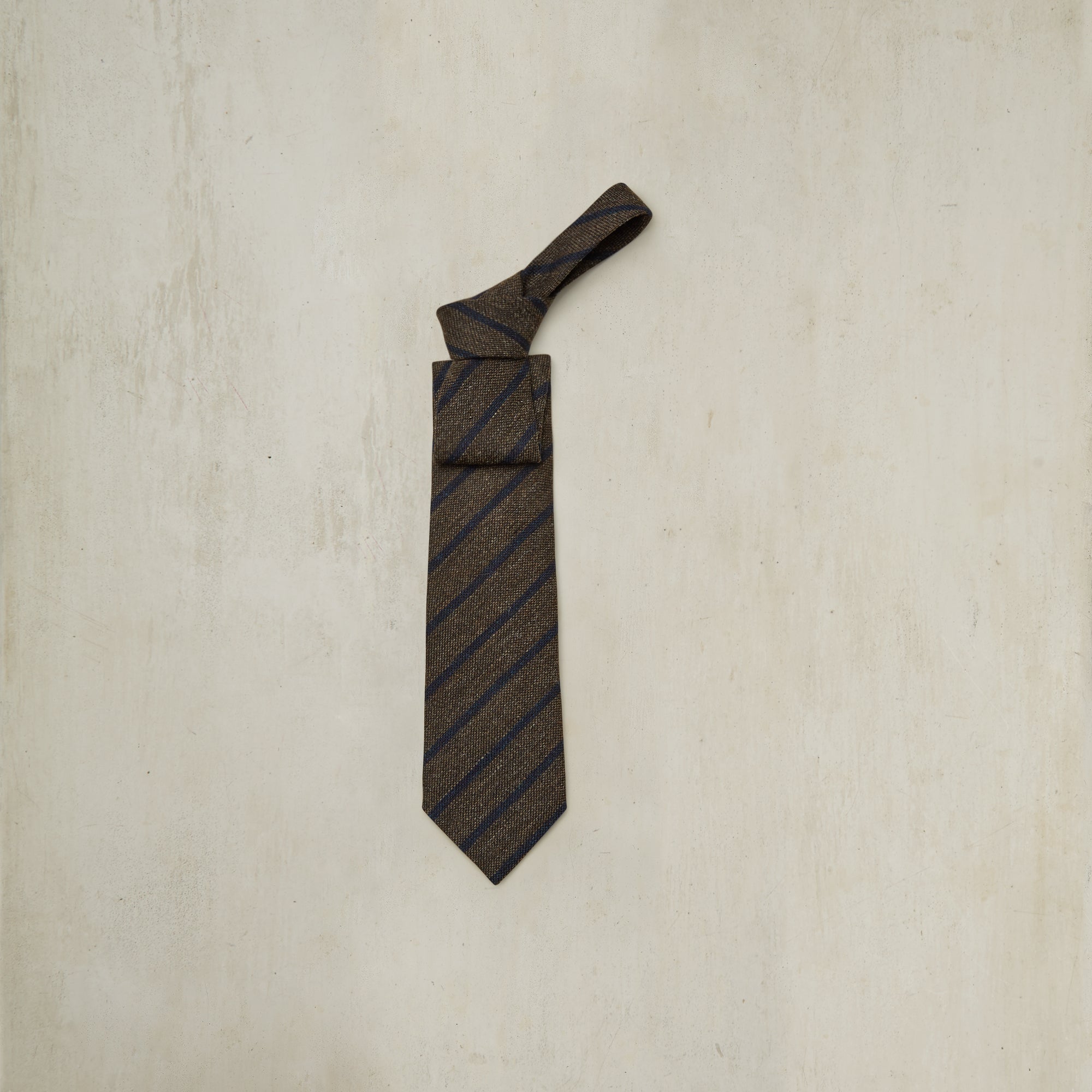 Striped Wooll/Silk Tie