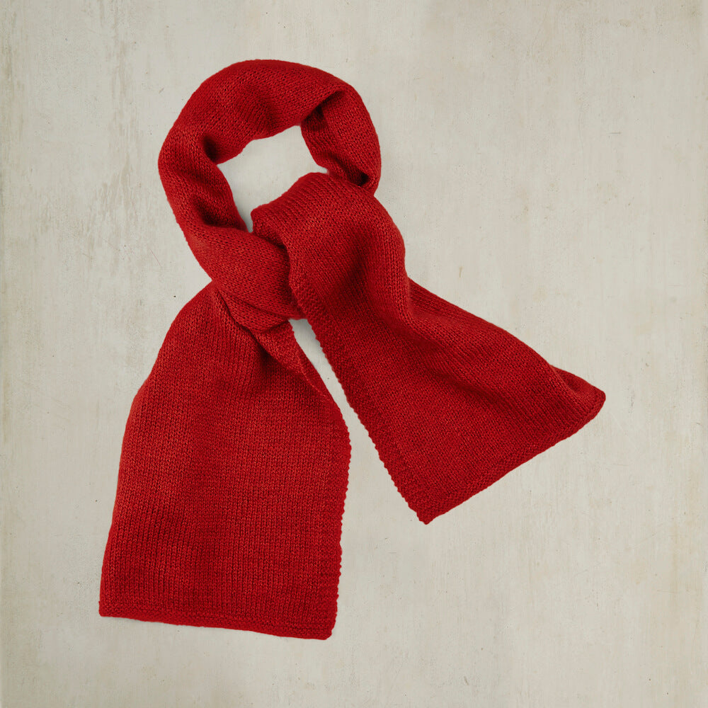 Muskox Knitted Scarf Dark