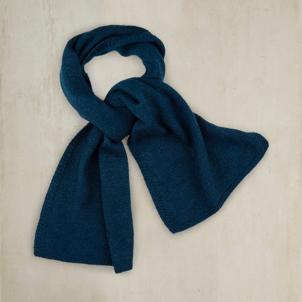 Muskox Knitted Scarf Petrol