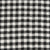 Gingham Cashmere Pocket Square in Black and Ecru