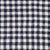 Gingham Cashmere Pocket Square In Navy And Ecru