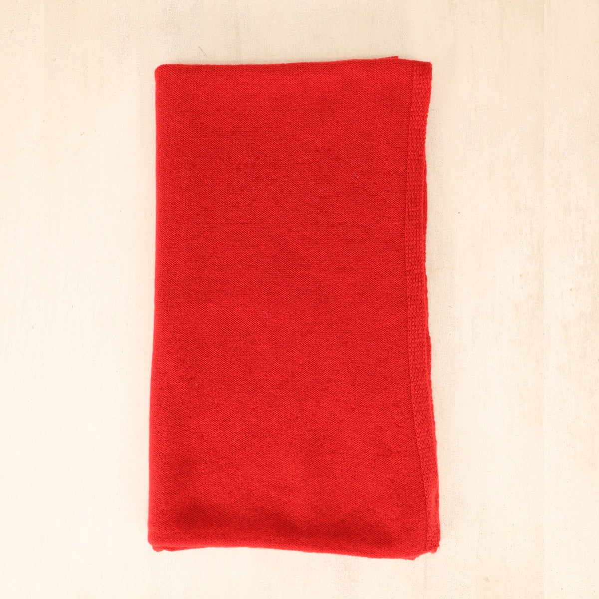 Cashmere Knitted Scarf In Red