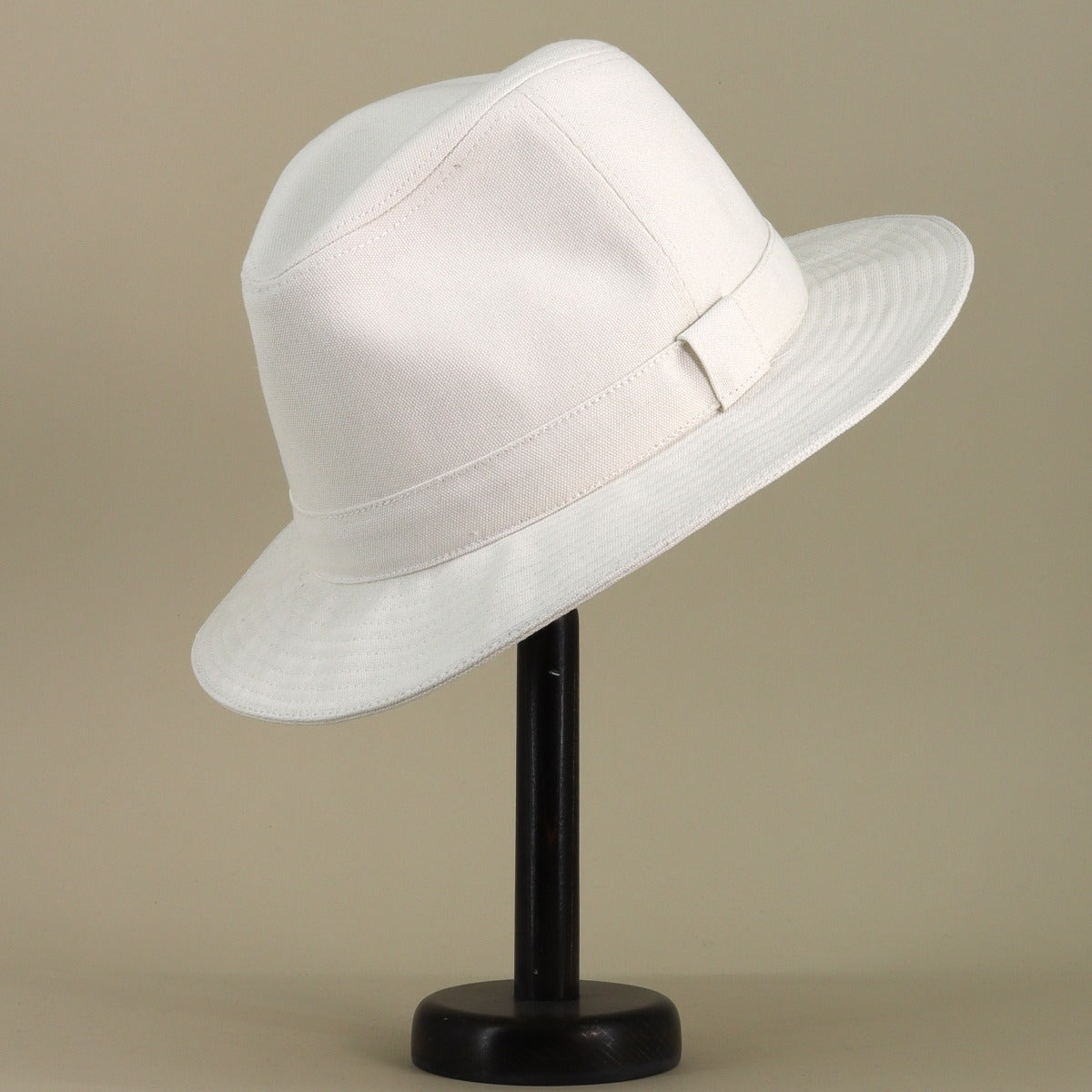 Cotton Hat In White