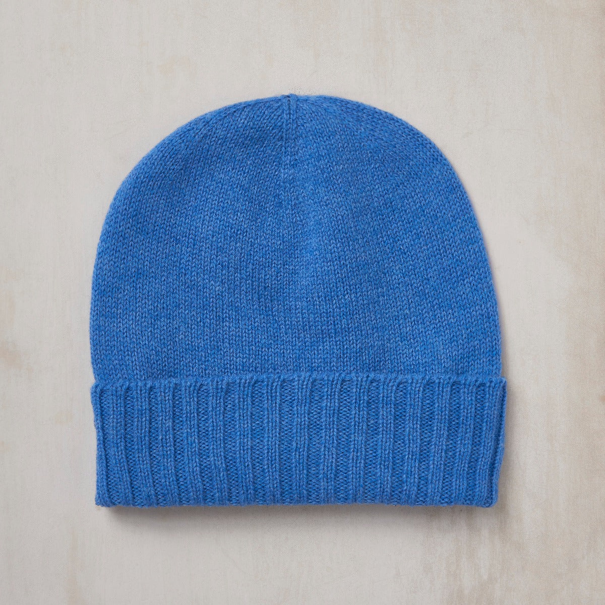 Woollen Beanie Hat In Cornflower