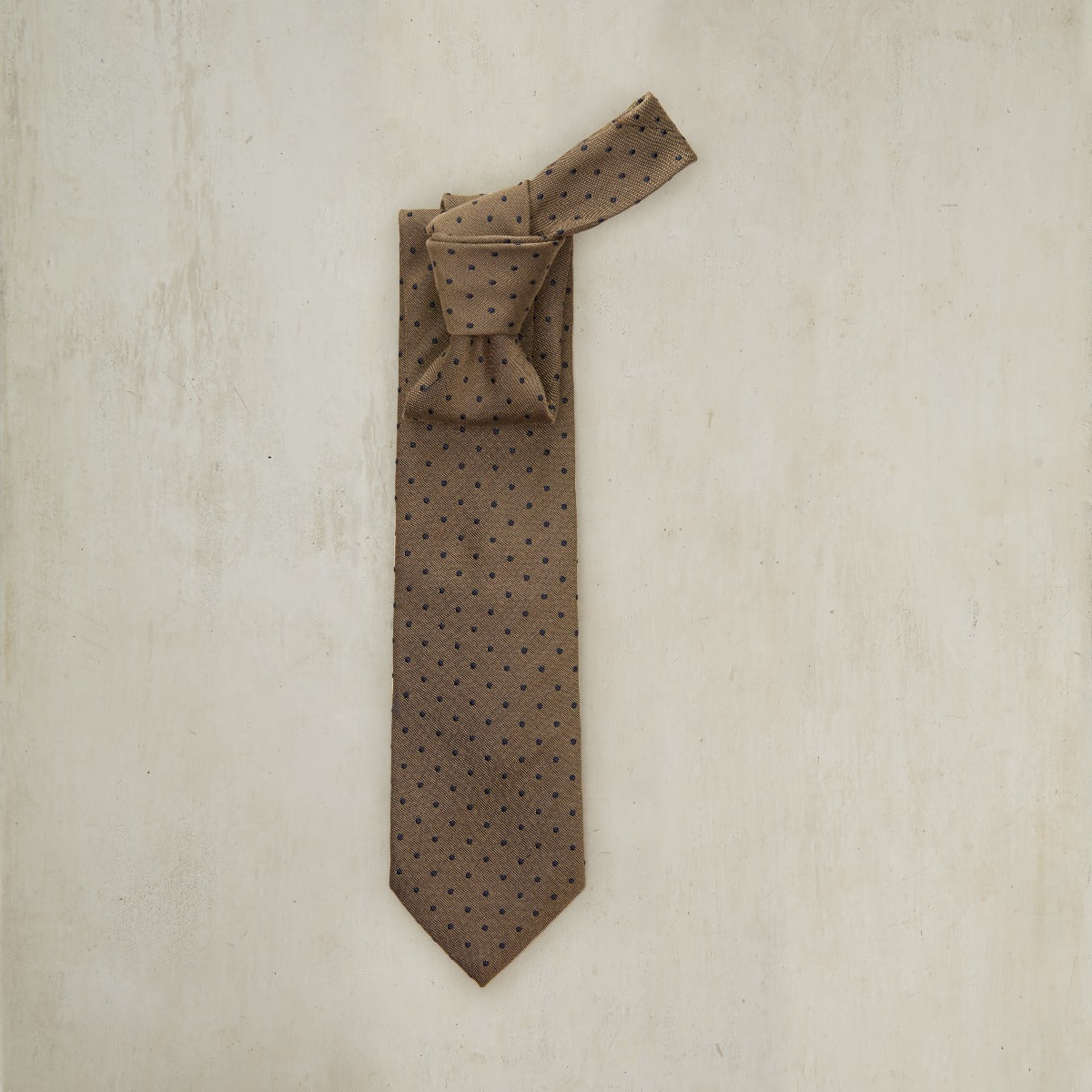 Spotted Cotton/Silk Woven Tie