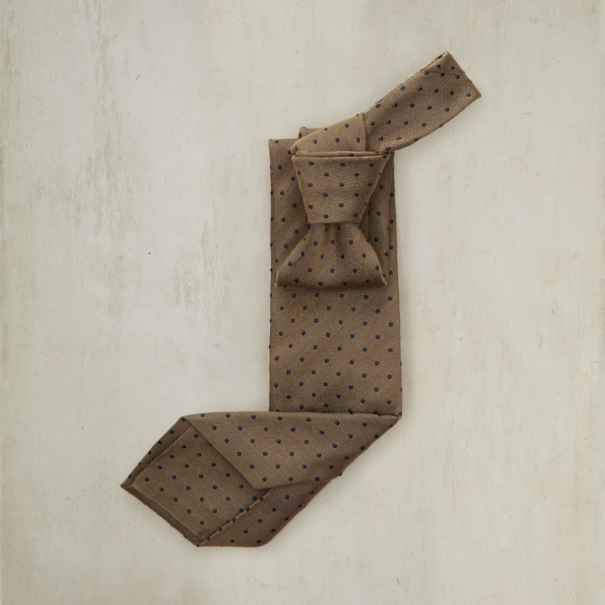 Spotted Cotton/Silk Woven Tie