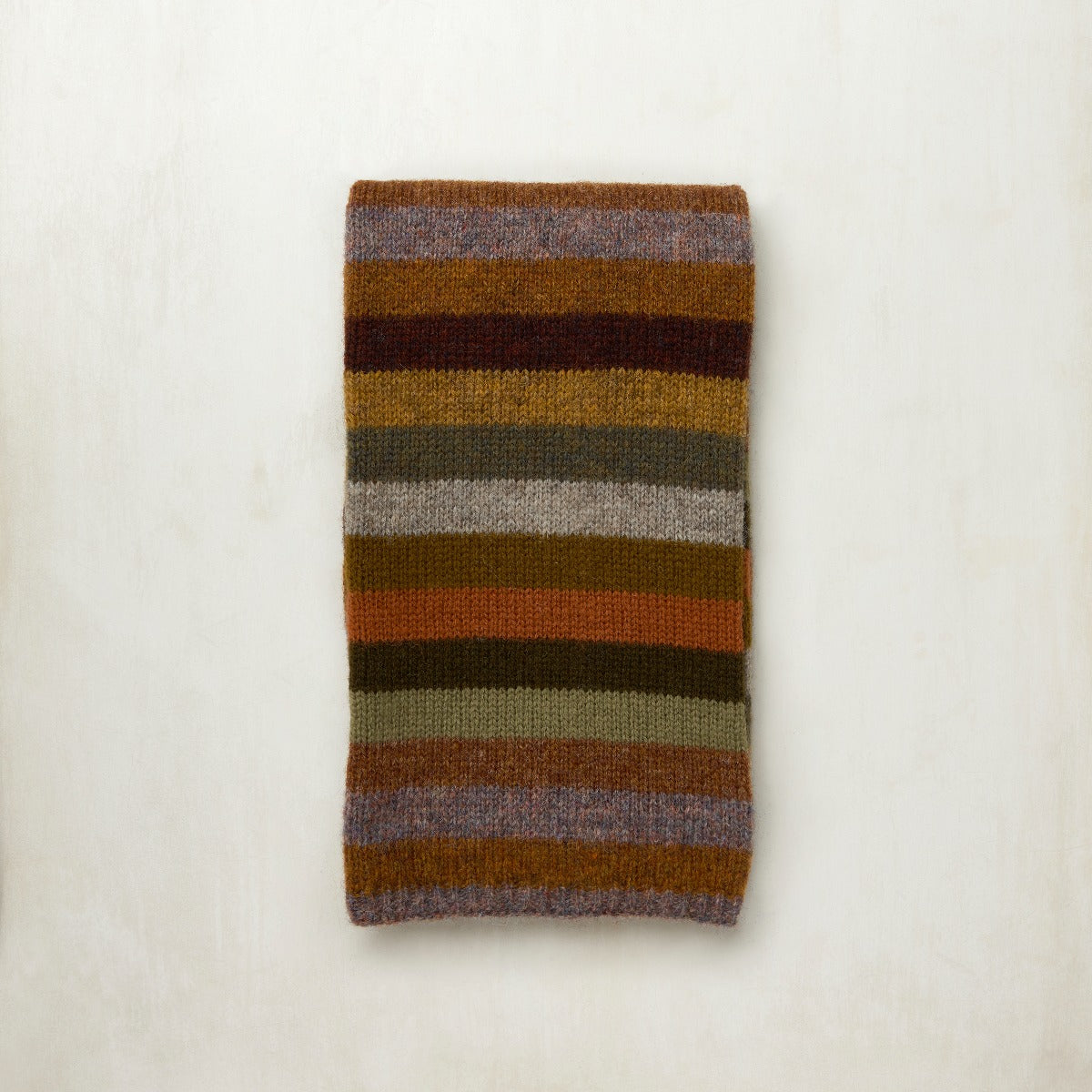 Striped Knitted Scarf