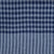 Woven Houndstooth Cashmere Scarf in Navy and Grey