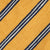 Textured Silk Tie With Diagonal Stripe in Yellow and Navy