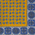 Edged Paisley Pocket Square in Yellow