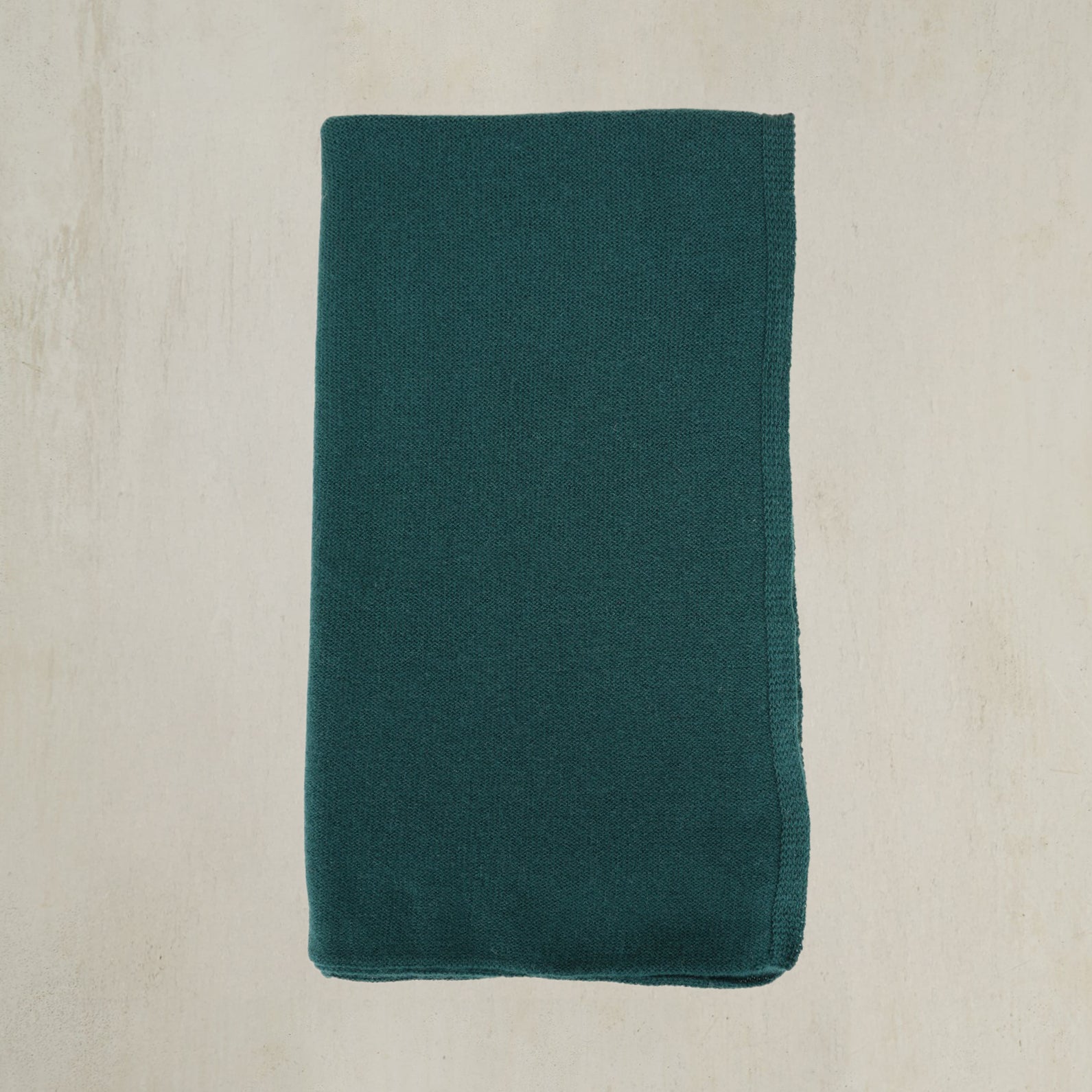 Cashmere Knitted Scarf In Dark Green