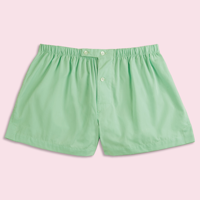 George Cortina For Anderson & Sheppard Shorts In Mint