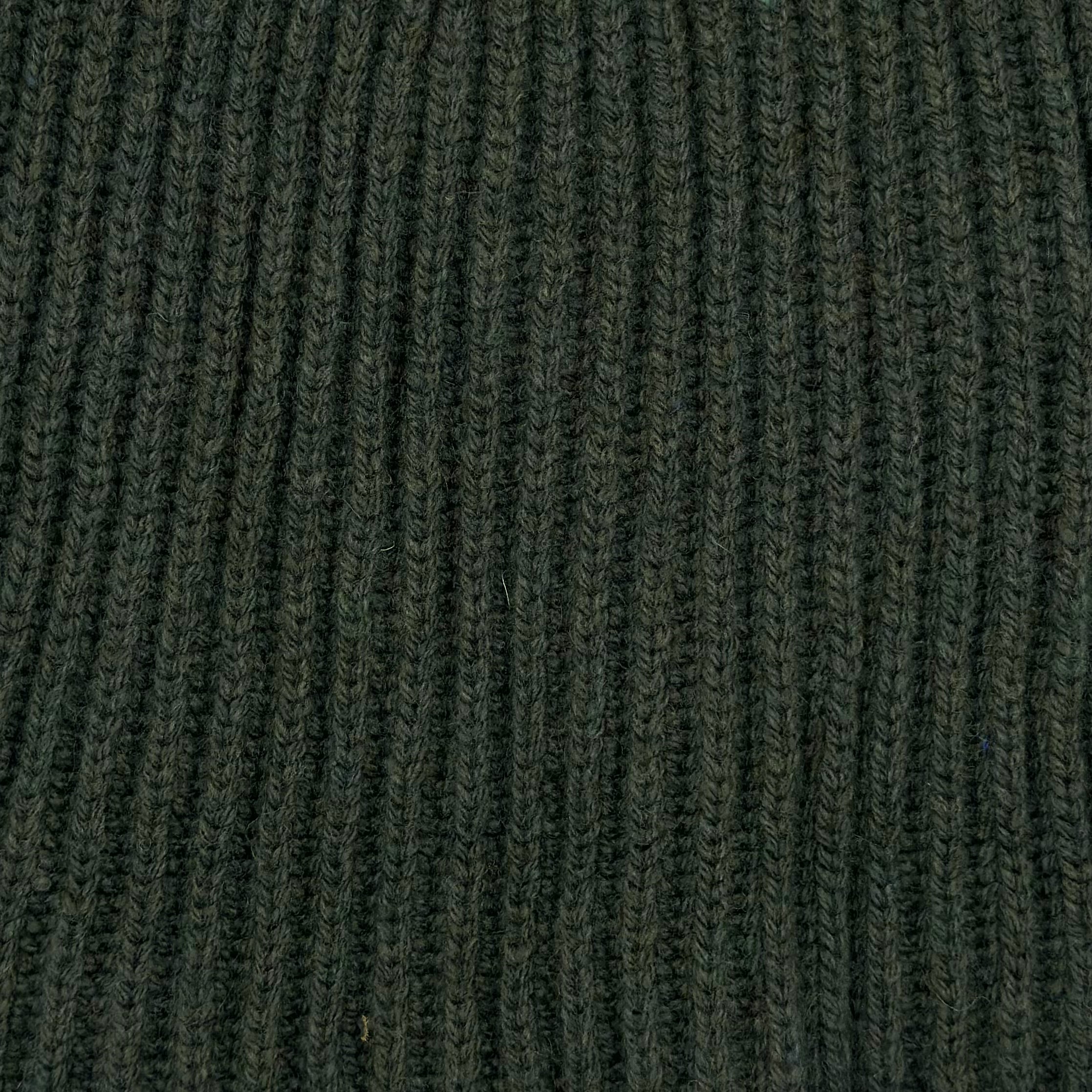 Soft Lambswool Heavy Knit Hat In Khaki