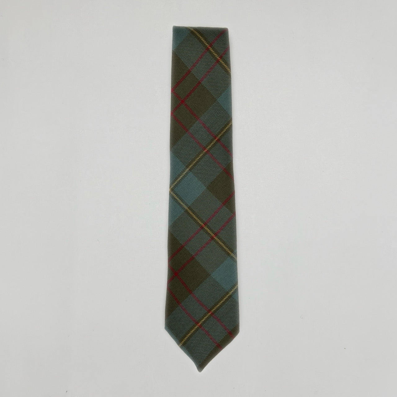 Tartan Tie In Khaki