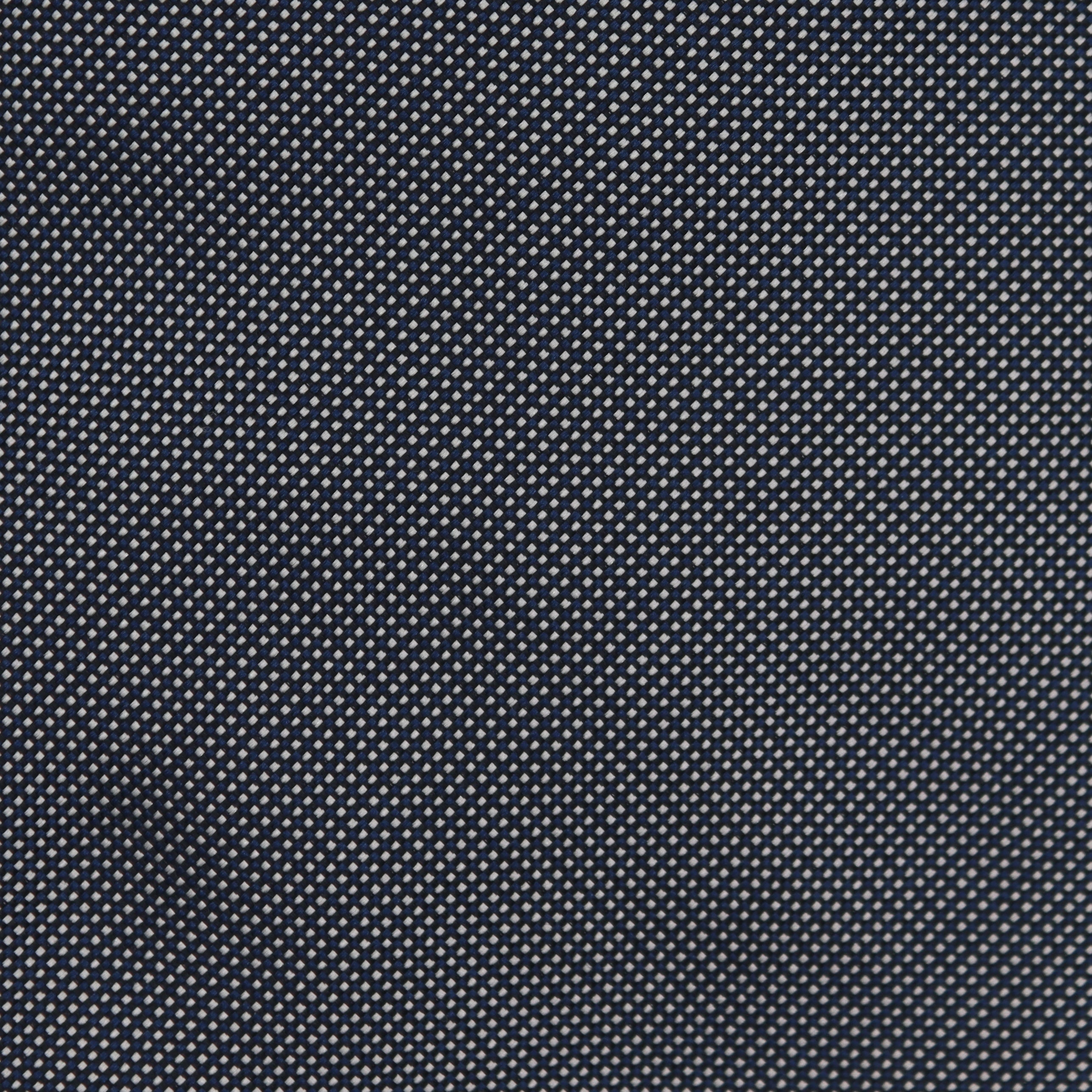 Woven Micro Dot Tie in Dark Navy
