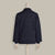 Artisan Woven Herringbone Jacket in Dark Blue