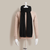 Large Knitted Cashmere Scarf In Black