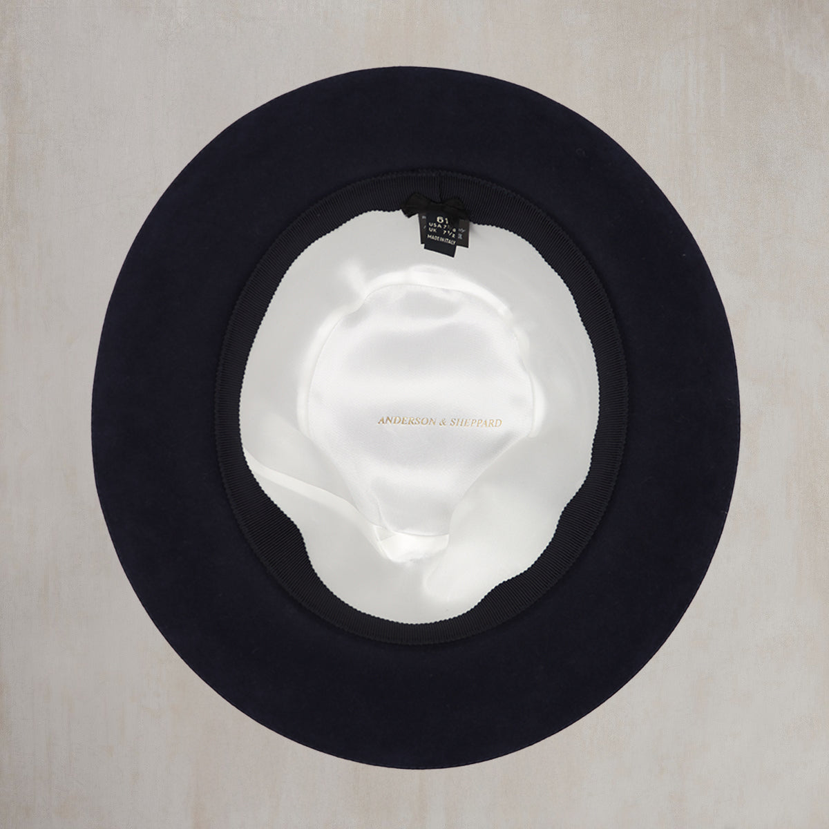 Lightweight Felt Trilby in Navy