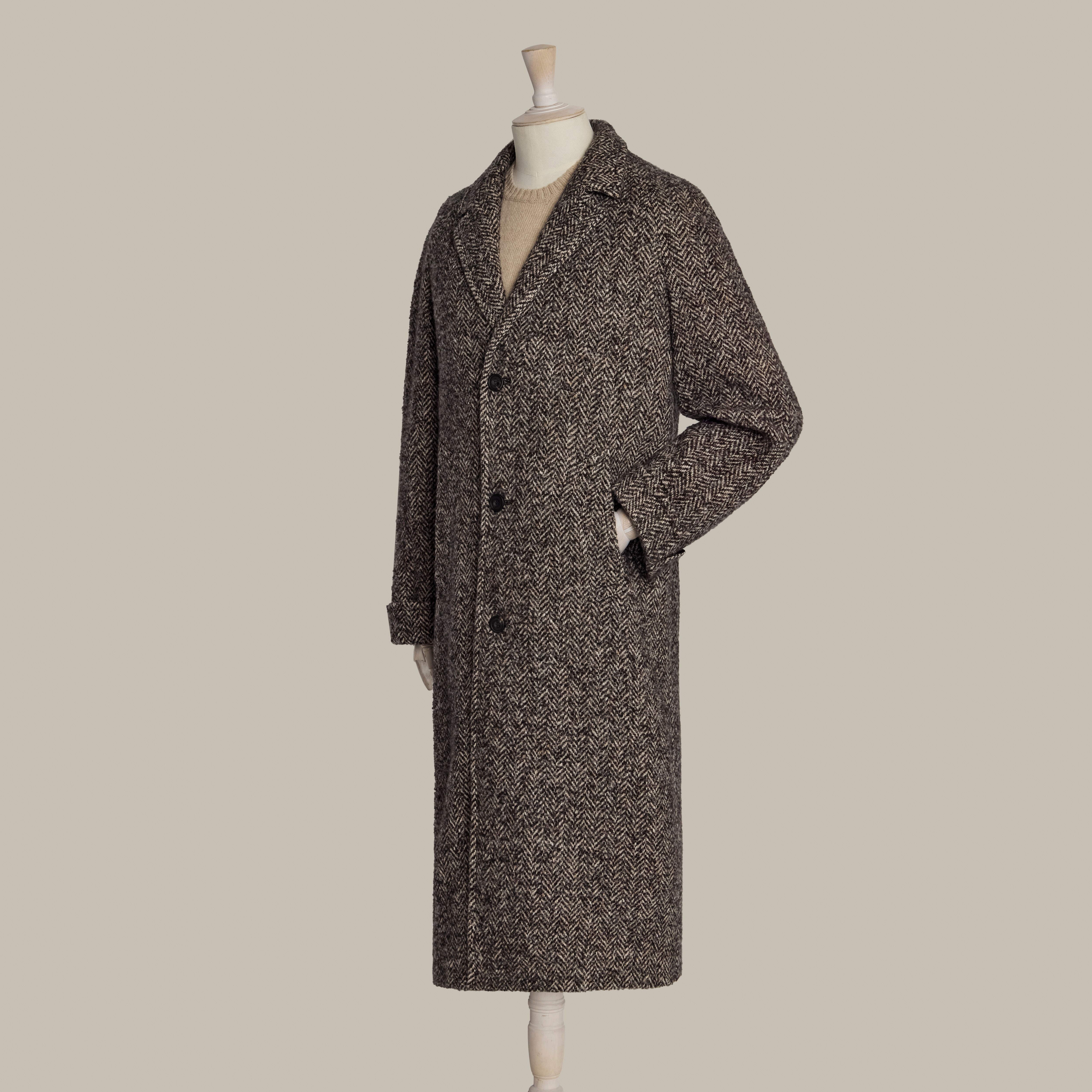 Overcoatwoolandcashmereinbrown