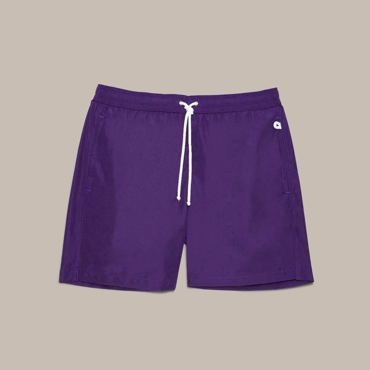 Plain Swimming Trunks in Purple
