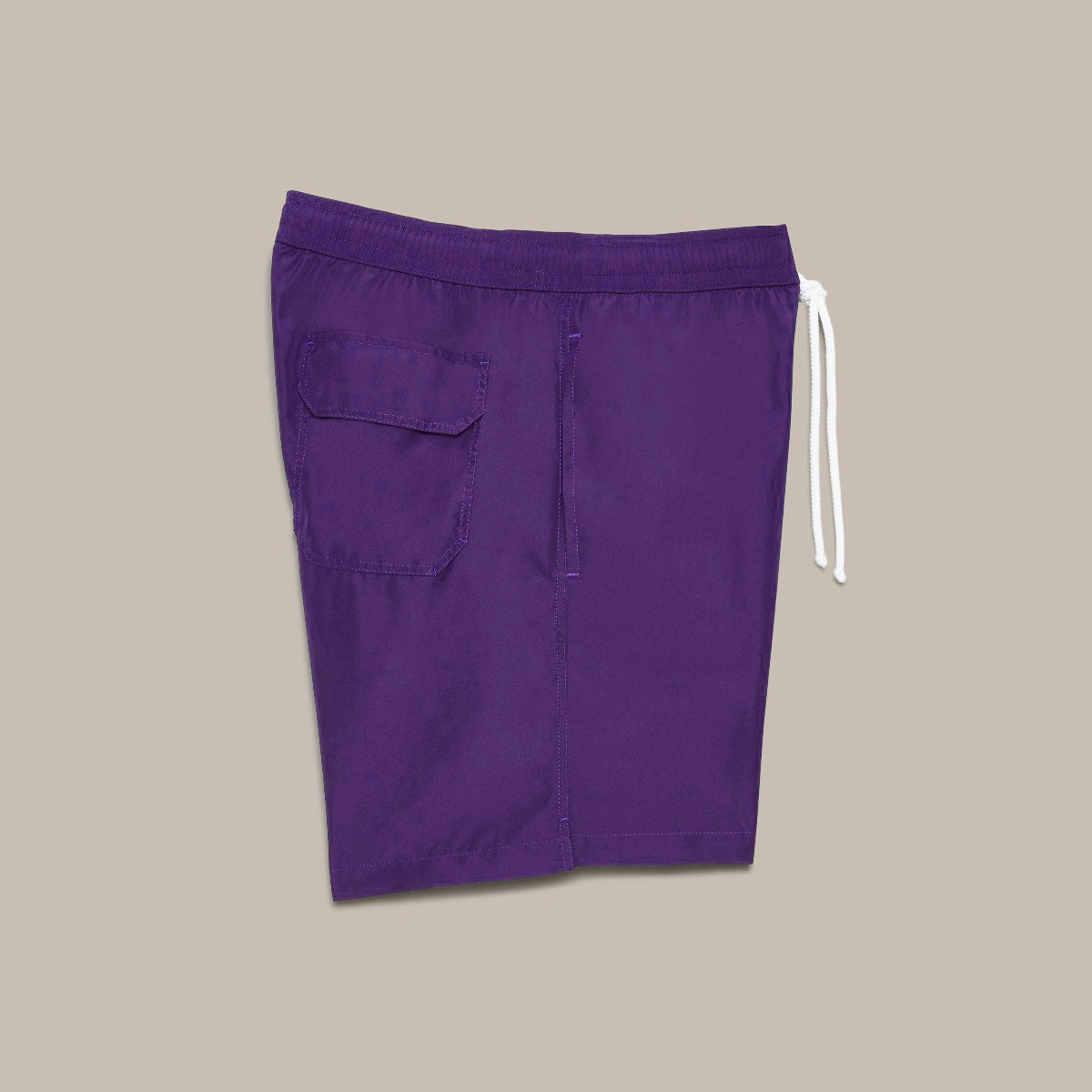 Plain Swimming Trunks in Purple